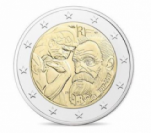 2 EURO 2017 Rodin UNC Frankrijk